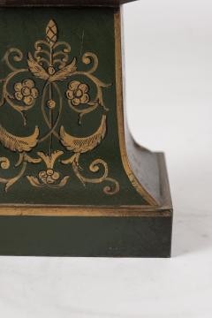 Antique Green Painted Tole Table Lamp - 1458237