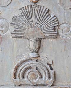 Antique Gustavian Longcase Clock Hand Carved Pine Sweden 1820 - 4558021