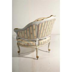 Antique Gustavian Louis Xv Style Bergere Chair or Petit Settee - 3378801