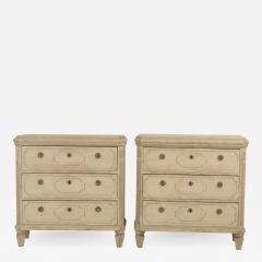 Antique Gustavian Style Chests of Drawers a Pair - 2201788