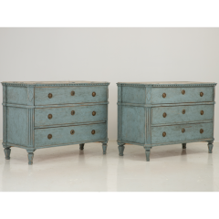 Antique Gustavian Style Chests of Drawers a Pair - 2204518