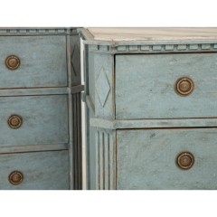 Antique Gustavian Style Chests of Drawers a Pair - 2204528