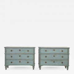 Antique Gustavian Style Chests of Drawers a Pair - 2213535