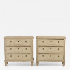 Antique Gustavian Style Chests of Drawers a Pair - 4101468