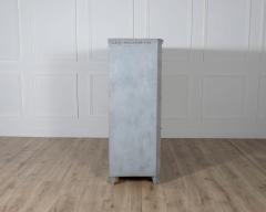 Antique Gustavian Style Painted Bureau in Blue circa 1840 1850 - 4282319