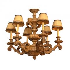 Antique Gustavian Style Swedish Beechwood Chandelier - 4586400