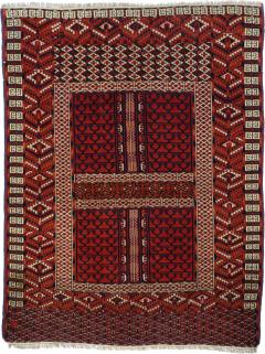 Antique Hachli Bokhara Rug 37 x 410 - 4277332