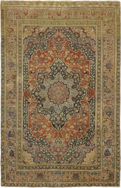 Antique Haji Jalili Tabriz Rug 3 9 x 5 8  - 4460989