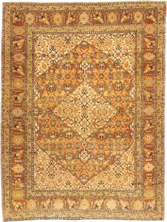 Antique Haji Jalili Tabriz Rug 4 2 x 5 6  - 4405563