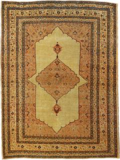 Antique Haji Jalili Tabriz Rug 4 2 x 7 0  - 4332286