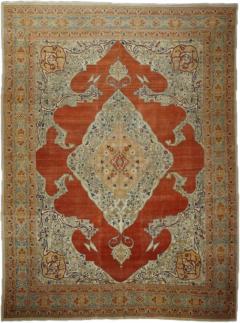 Antique Haji Jalili Tabriz Rug 8 9 x 12 1  - 4318908