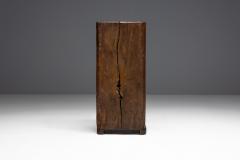 Antique Hand Carved Rustic Wood Cabinet Italy 19th Century - 4593820