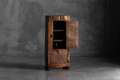 Antique Hand Carved Rustic Wood Cabinet Italy 19th Century - 4593924