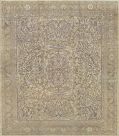 Antique Handwoven Wool Agra Rug - 1823918