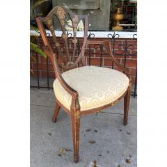 Antique Hepplewhite Painted Open Armchair 1 of 2 - 4707424