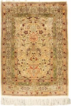 Antique Hereke Rug 2 8 x 3 8  - 4405285