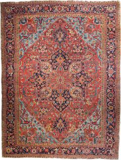 Antique Heriz Rug 12 0 x 15 6  - 4318988