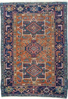 Antique Heriz Rug 3 1 x 4 6  - 4538806