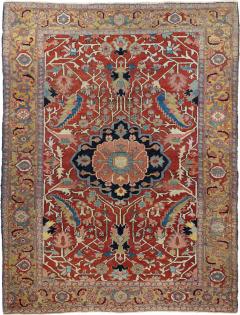 Antique Heriz Rug 5 2 x 6 10  - 4332359