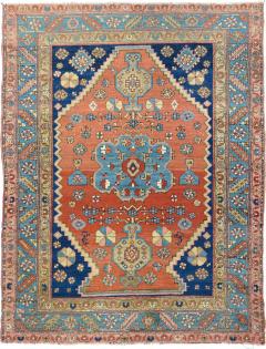Antique Heriz Rug 5 2 x 6 6  - 4458553