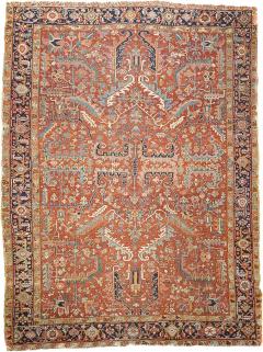 Antique Heriz Rug 9 2 x 12 2  - 4332282