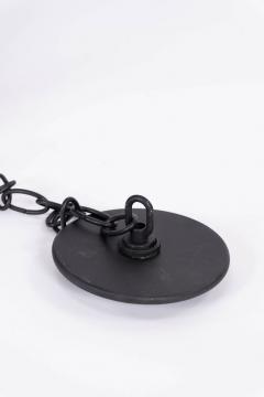 Antique Hexagonal Glass Paneled Domed Copper Lantern - 4542319