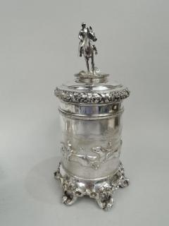 Antique Horse Race Tankard with German Imperial Association - 3754235