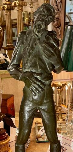 Antique Hungarian Bronze Sculpture by Kerenyi - 2076606