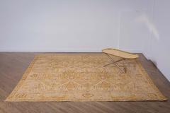 Antique Indian Amritsar Beige Brown and Gold Rug Size Adjusted  - 2453123