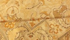 Antique Indian Amritsar Botanic Brown Hand Knotted Wool Carpet - 2461177