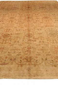 Antique Indian Amritsar Botanic Handmade Wool Rug - 2461456