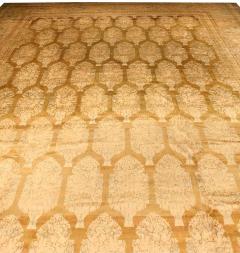 Antique Indian Botanic Handmade Wool Rug - 2453070