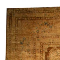 Antique Indian Botanic Handmade Wool Rug - 2453071