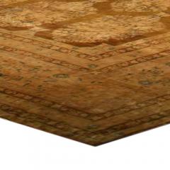 Antique Indian Botanic Handmade Wool Rug - 2453072