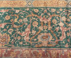 Antique Indian Handmade Wool Carpet - 2452873