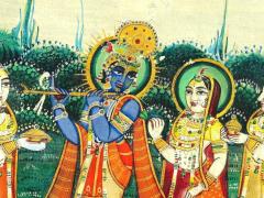 Antique Indian Mughal Mixed Media Miniature Painting - 4179307