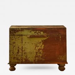Antique Indian Painted Blanket Chest - 2549552
