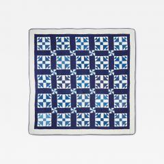 Antique Indigo Duck and Ducklings Quilt c 1910 - 3717349