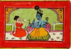 Antique Indo Persian Mixed Media Miniature Painting - 4186097