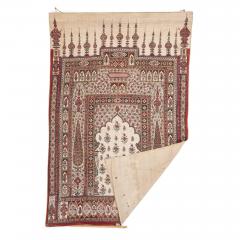 Antique Iranian Qalamkar prayer mat - 3310381