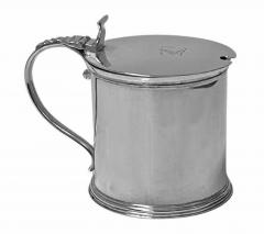Antique Irish Georgian Silver Mustard Pot Dublin 1824 William Nolan - 2799015