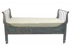 Antique Iron Sleigh Bed - 2690885