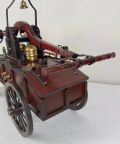 Antique Iron Wood Fire Engine Large Model or Sculpture - 3778332