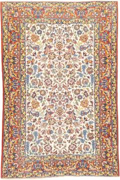 Antique Isfahan Rug 3 5 x 5 2  - 4591769