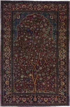 Antique Isfahan Rug 4 7 x 7 1  - 4405402