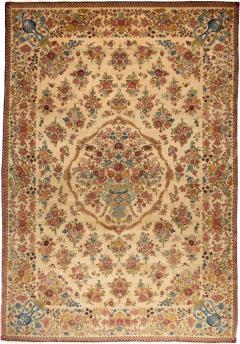 Antique Isfahan Rug 7 10 x 11 7  - 4318821