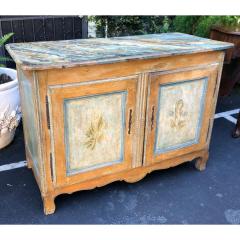 Antique Italian 18th C Tuscan Paint Decorated Sideboard Buffet W Trompe lOeil - 1654533
