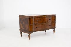 Antique Italian Baroque Walnut Root Dresser from Veneto - 2049053