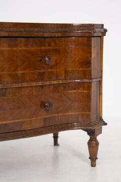 Antique Italian Baroque Walnut Root Dresser from Veneto - 2049057