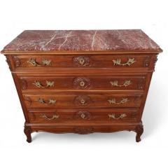 Antique Italian Gilt Bronze Mounted Walnut Commode - 4342679